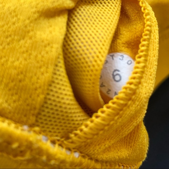 Lululemon Free To Be Serene High Neck Bra Yellow - Picture 6 of 6